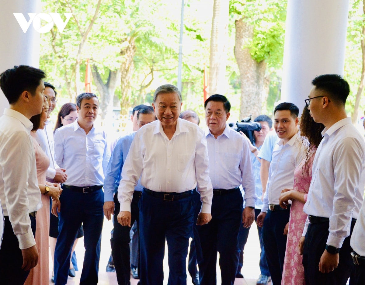 tong bi thu to lam lam viec voi ban tuyen giao va dan van trung uong hinh anh 1