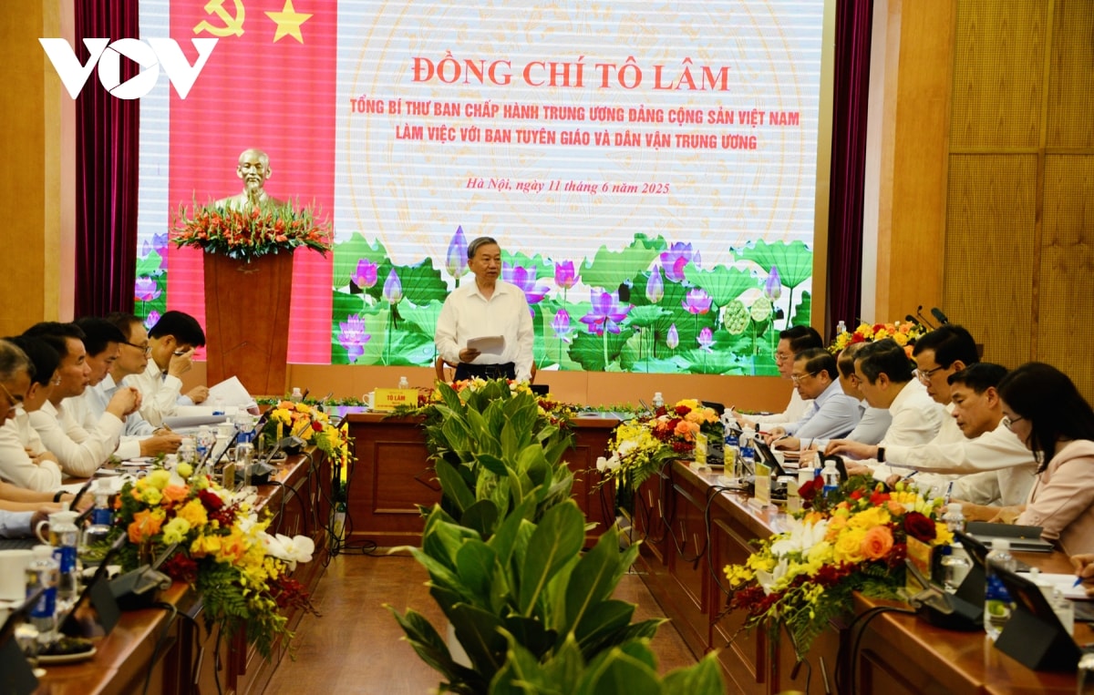 tong bi thu to lam lam viec voi ban tuyen giao va dan van trung uong hinh anh 3