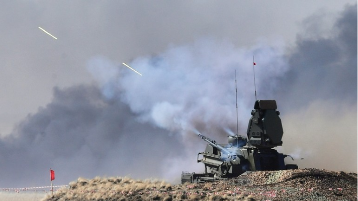 Một hệ thống phòng không Pantsir-S1 của Nga. (Ảnh: Sputnik)