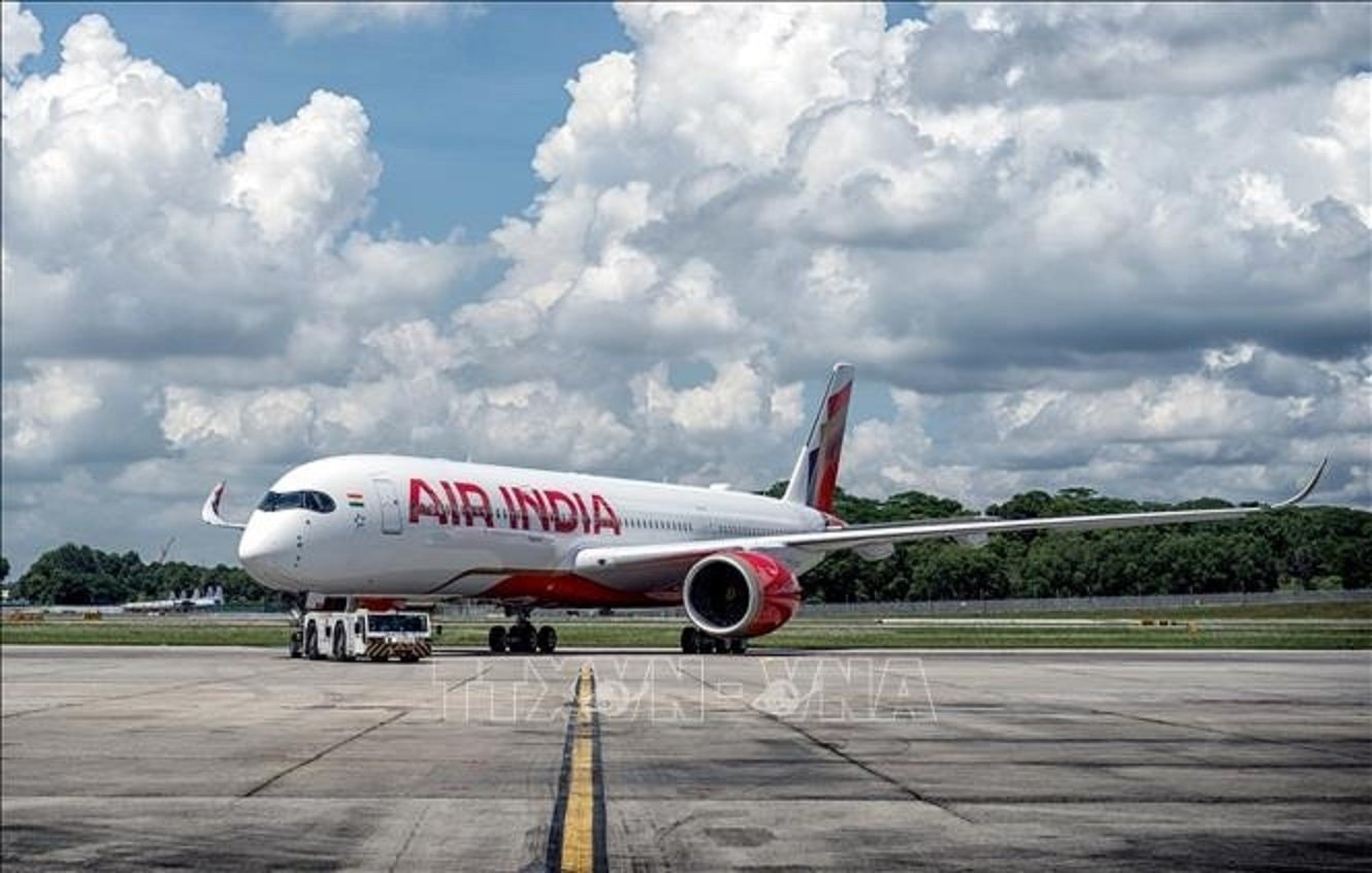 Máy bay của hãng hàng không Air India. (Ảnh: ANI/TTXVN)