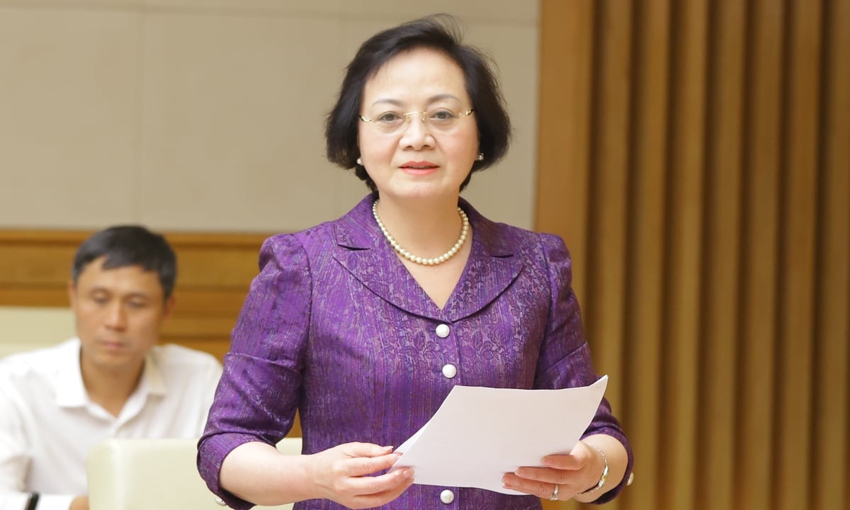 Bộ trưởng Nội vụ Phạm Thị Thanh Trà.