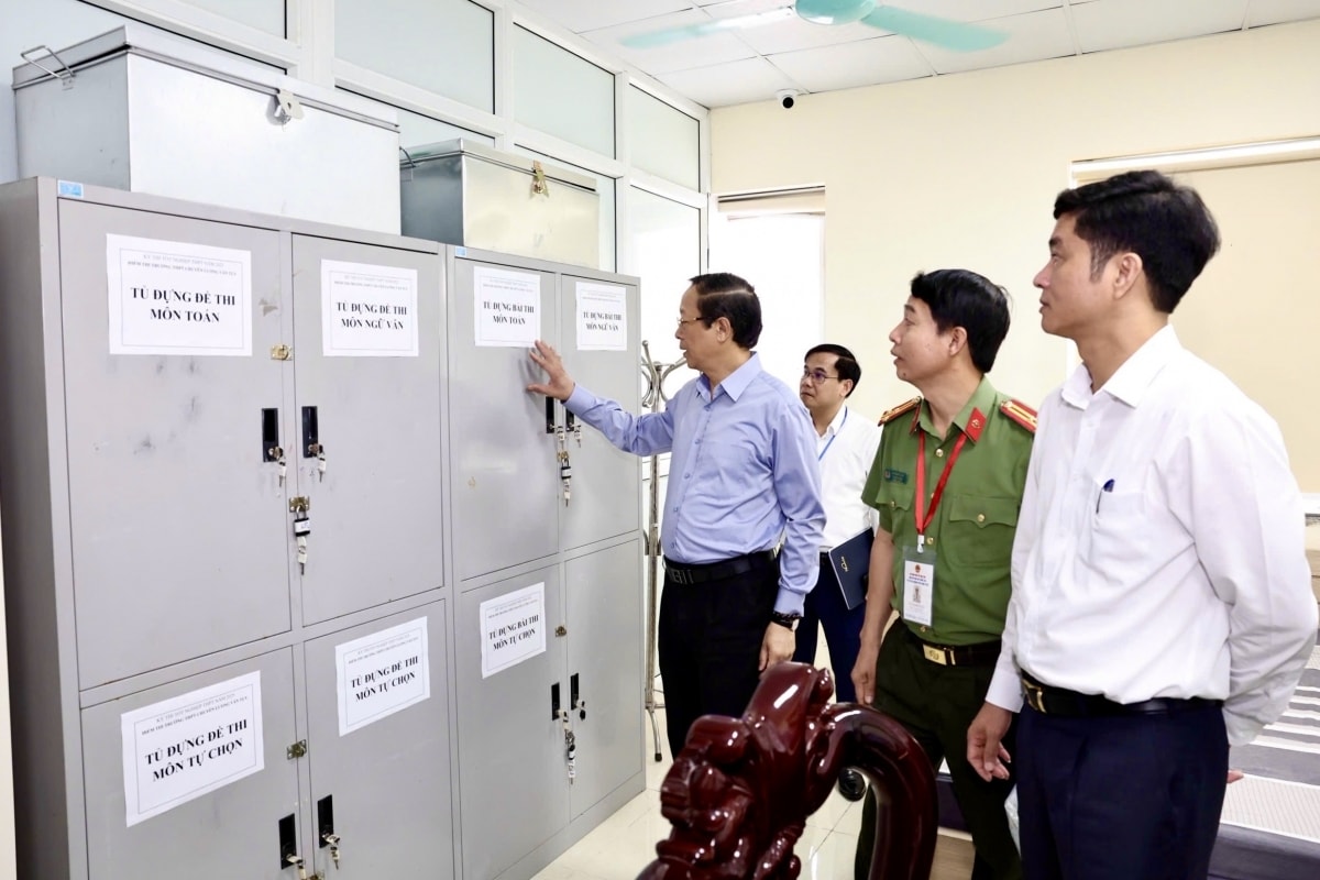 không để chậm tiến độ chấm thi tốt nghiệp khi vận hành đơn vị hành chính mới hình ảnh 3 khong de cham tien do cham thi tot nghiep khi van hanh don vi hanh chinh moi hinh anh 3