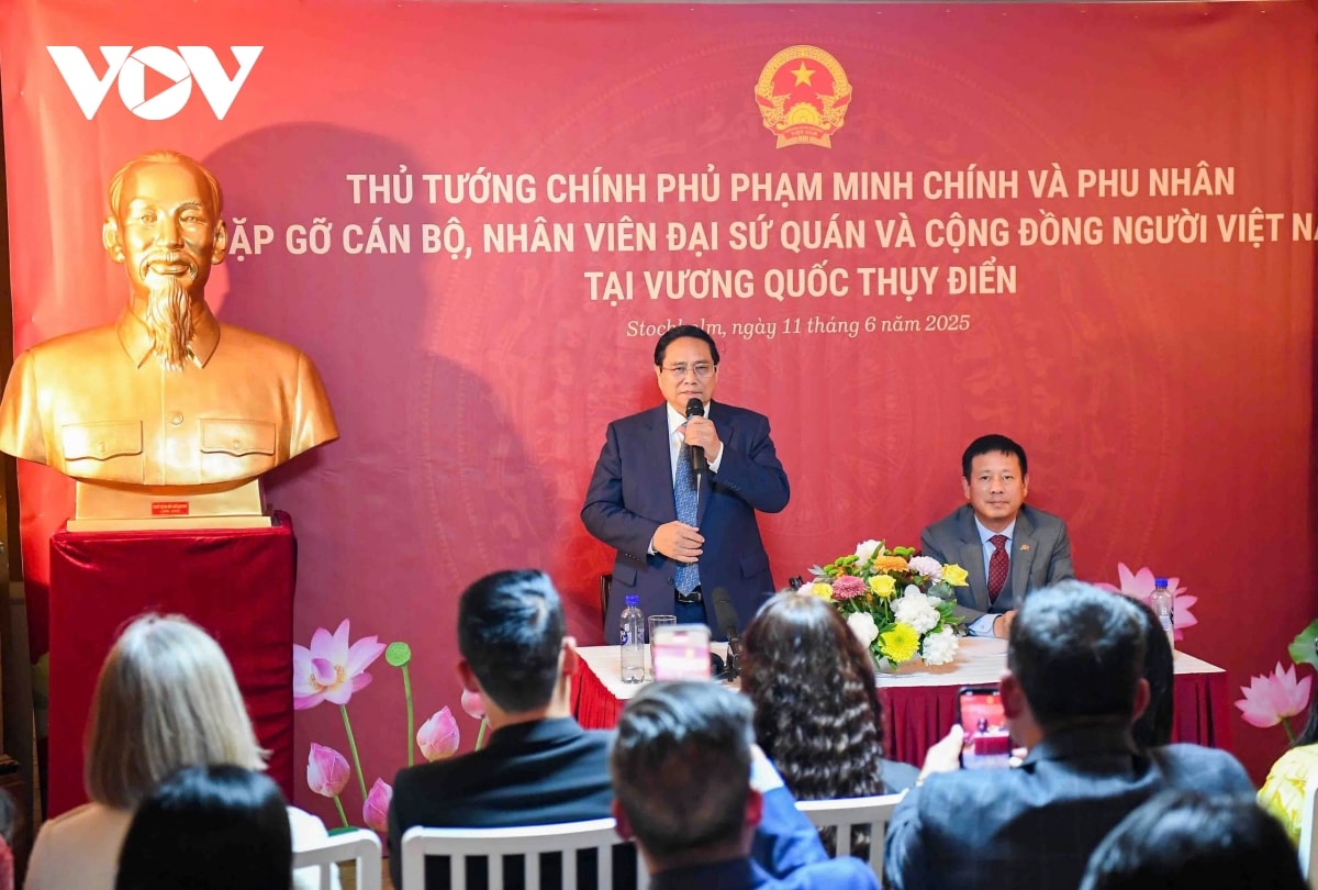 toan canh chuyen tham chinh thuc thuy Dien cua thu tuong pham minh chinh hinh anh 2
