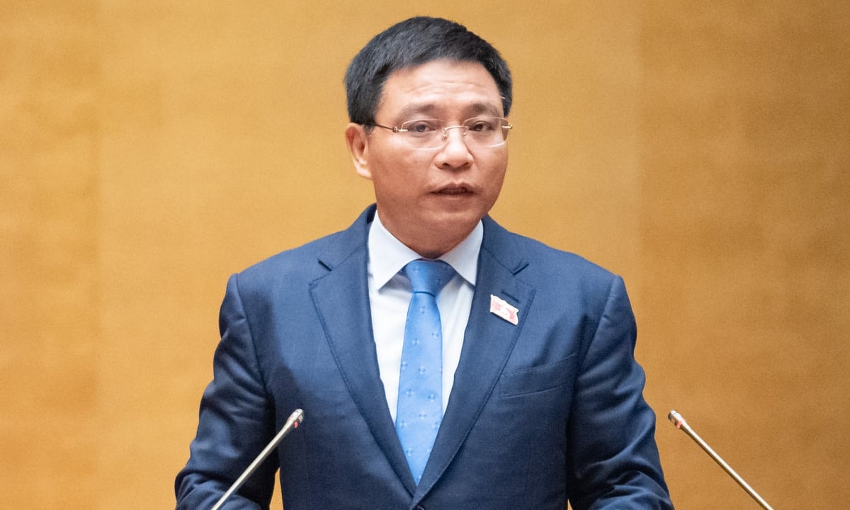 Bộ trưởng Tài chính Nguyễn Văn Thắng. (Ảnh: quochoi.vn)