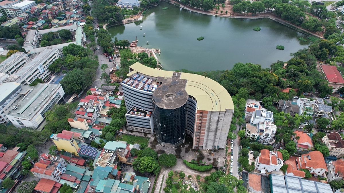 cong trinh benh vien tren dat vang o ha noi do dang lang phi hinh anh 3