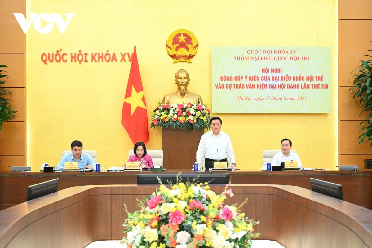 hội nghị đại biểu quốc hội trẻ góp ý dự thảo văn kiện Đại hội Đảng lần thứ xiv hình ảnh 1 hoi nghi dai bieu quoc hoi tre gop y du thao van kien Dai hoi Dang lan thu xiv hinh anh 1