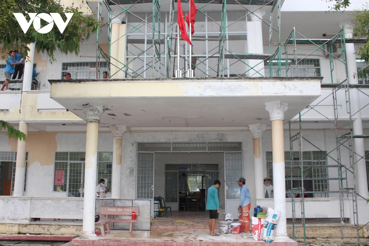 khẩn trương chuẩn bị trụ sở, đảm bảo hoạt động cho cấp xã sau sáp nhập hình ảnh 2 khan truong chuan bi tru so, dam bao hoat dong cho cap xa sau sap nhap hinh anh 2
