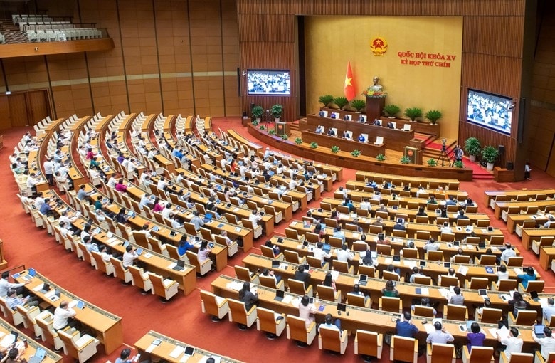 quốc hội bắt đầu xem xét công tác tổ chức, nhân sự hình ảnh 1 quoc hoi bat dau xem xet cong tac to chuc, nhan su hinh anh 1