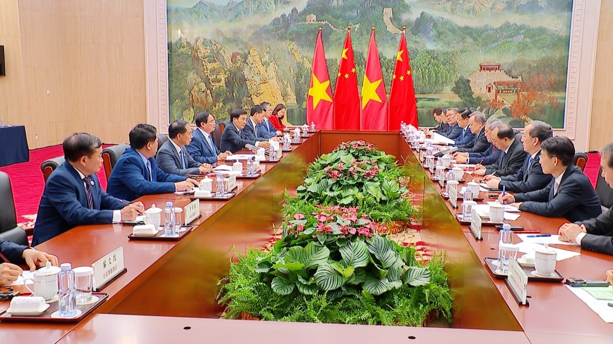 thủ tướng phạm minh chính hội đàm với thủ tướng quốc vụ viện trung quốc lý cường hình ảnh 2 thu tuong pham minh chinh hoi dam voi thu tuong quoc vu vien trung quoc ly cuong hinh anh 2