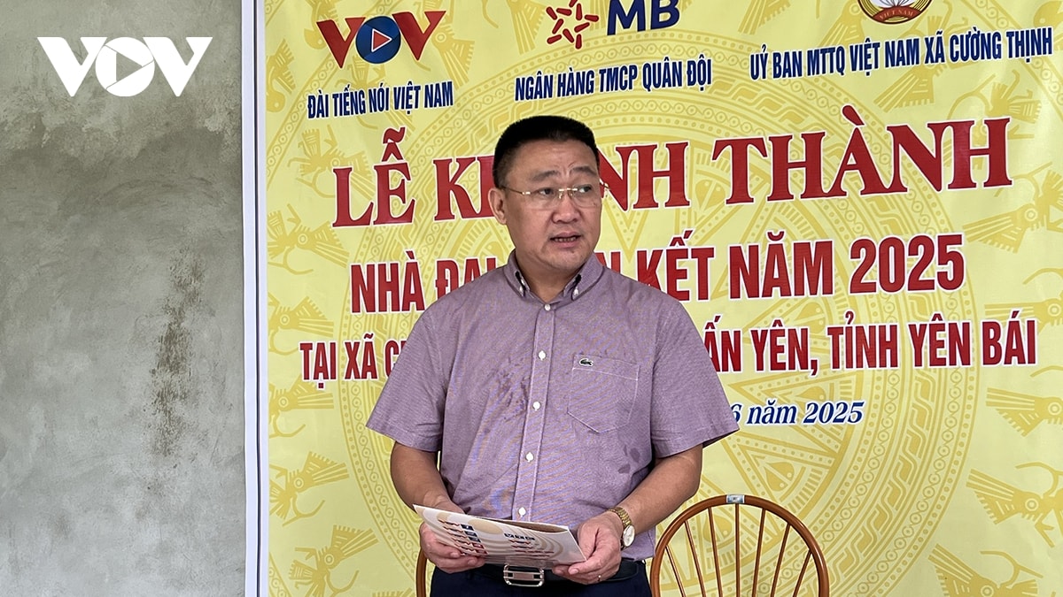 Đài tiếng nói việt nam bàn giao nhà đại đoàn kết tại yên bái hình ảnh 2 Dai tieng noi viet nam ban giao nha dai doan ket tai yen bai hinh anh 2