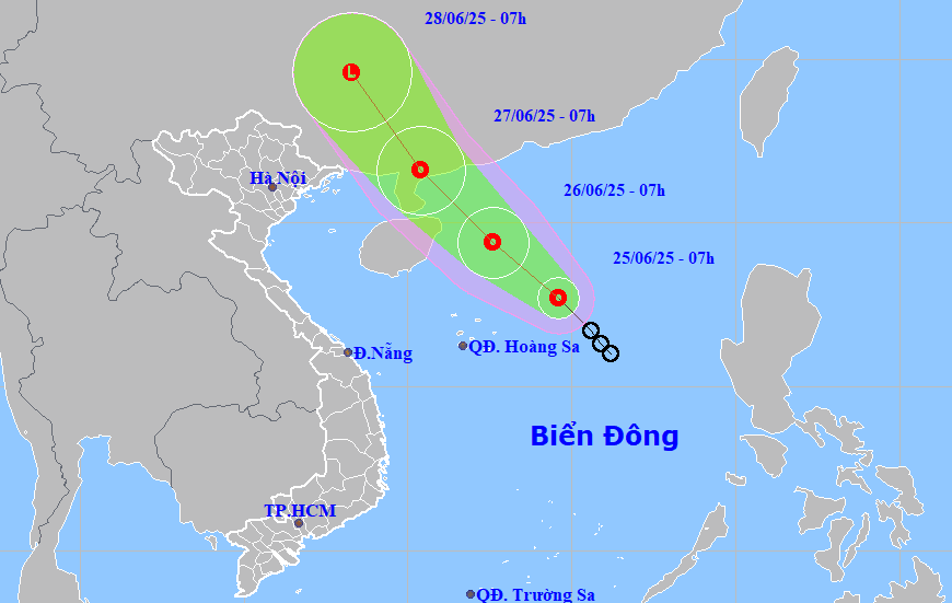 Áp thấp nhiệt đới giật cấp 8 đang có xu hướng mạnh lên hình ảnh 1 Ap thap nhiet doi giat cap 8 dang co xu huong manh len hinh anh 1