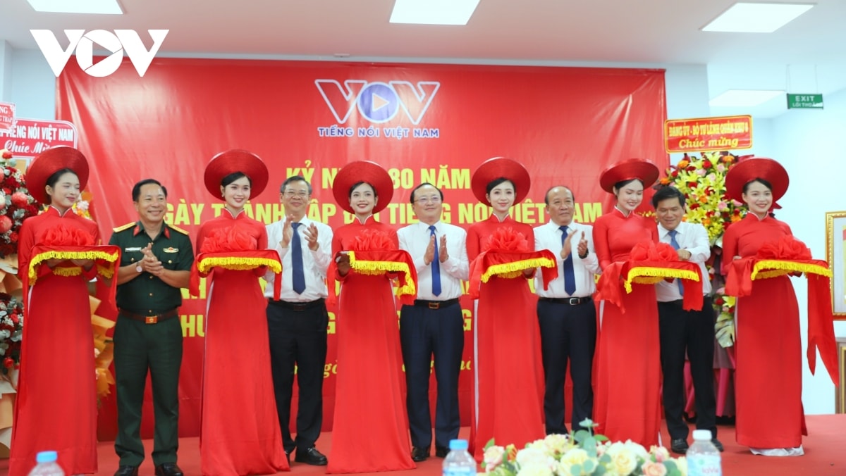 khánh thành trụ sở mới của cơ quan thường trú vov tại Đbscl hình ảnh 1 khanh thanh tru so moi cua co quan thuong tru vov tai Dbscl hinh anh 1