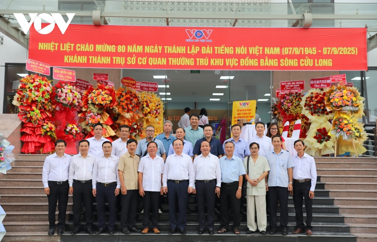 khánh thành trụ sở mới của cơ quan thường trú vov tại Đbscl hình ảnh 6 khanh thanh tru so moi cua co quan thuong tru vov tai Dbscl hinh anh 6