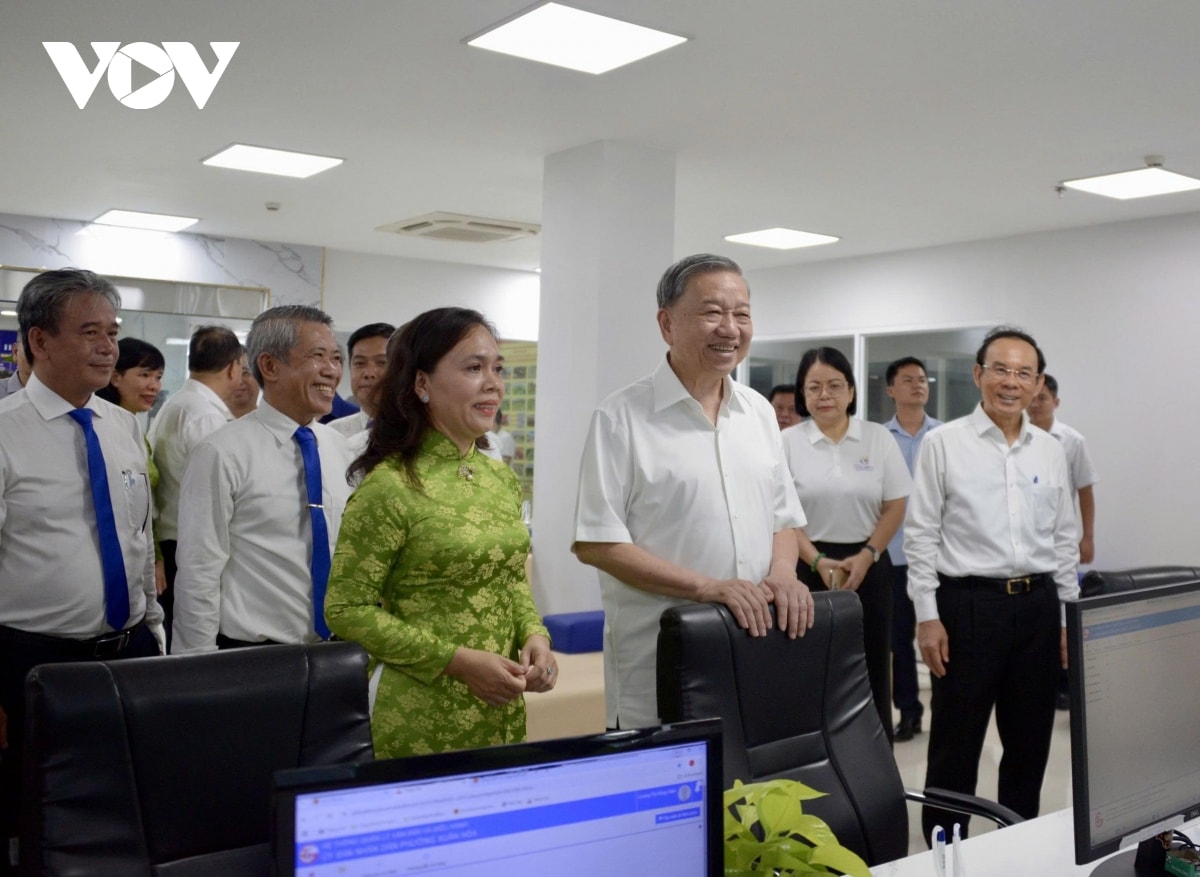 tổng bí thư tô lâm khảo sát mô hình chính quyền hai cấp tại tp. hồ chí minh hình ảnh 2 tong bi thu to lam khao sat mo hinh chinh quyen hai cap tai tp. ho chi minh hinh anh 2