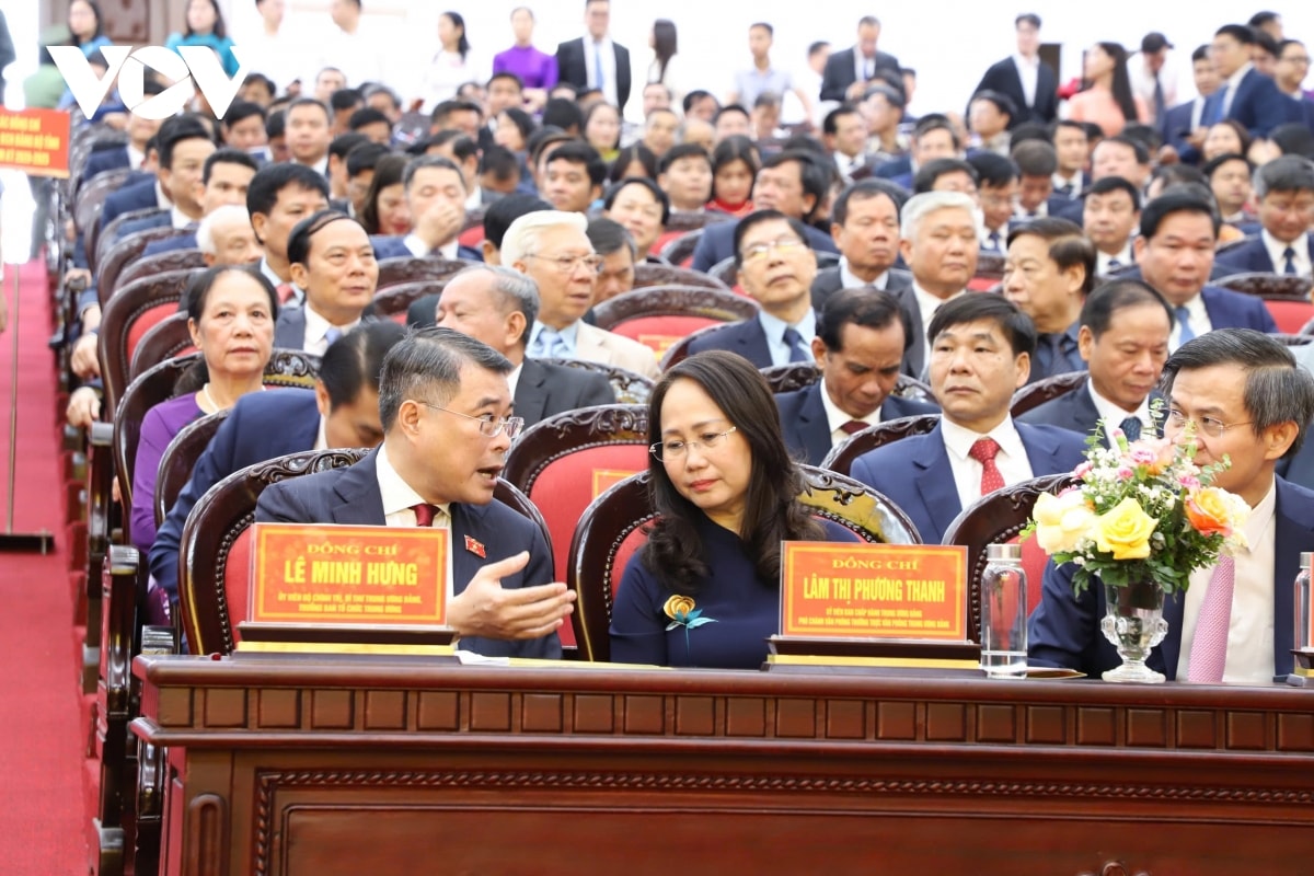 lanh dao Dang, nha nuoc du le cong bo cac nghi quyet, quyet dinh sap nhap don vi hanh chinh hinh anh 10