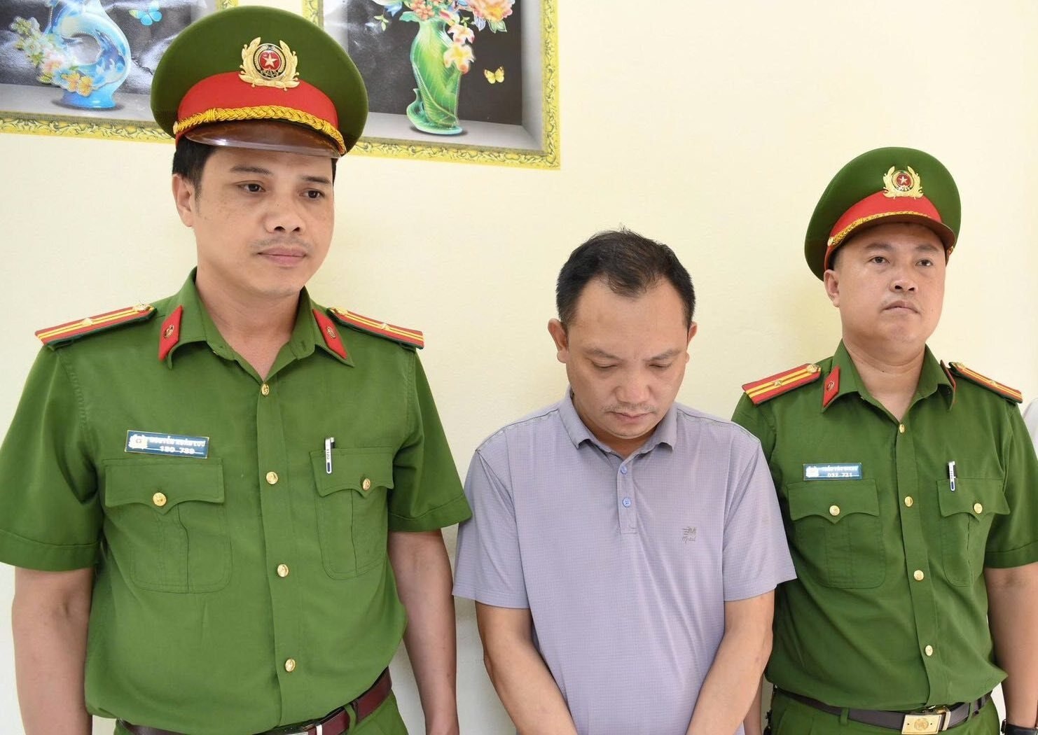 Bị can Đường Văn Thiết. (Ảnh: Công an tỉnh Phú Thọ).