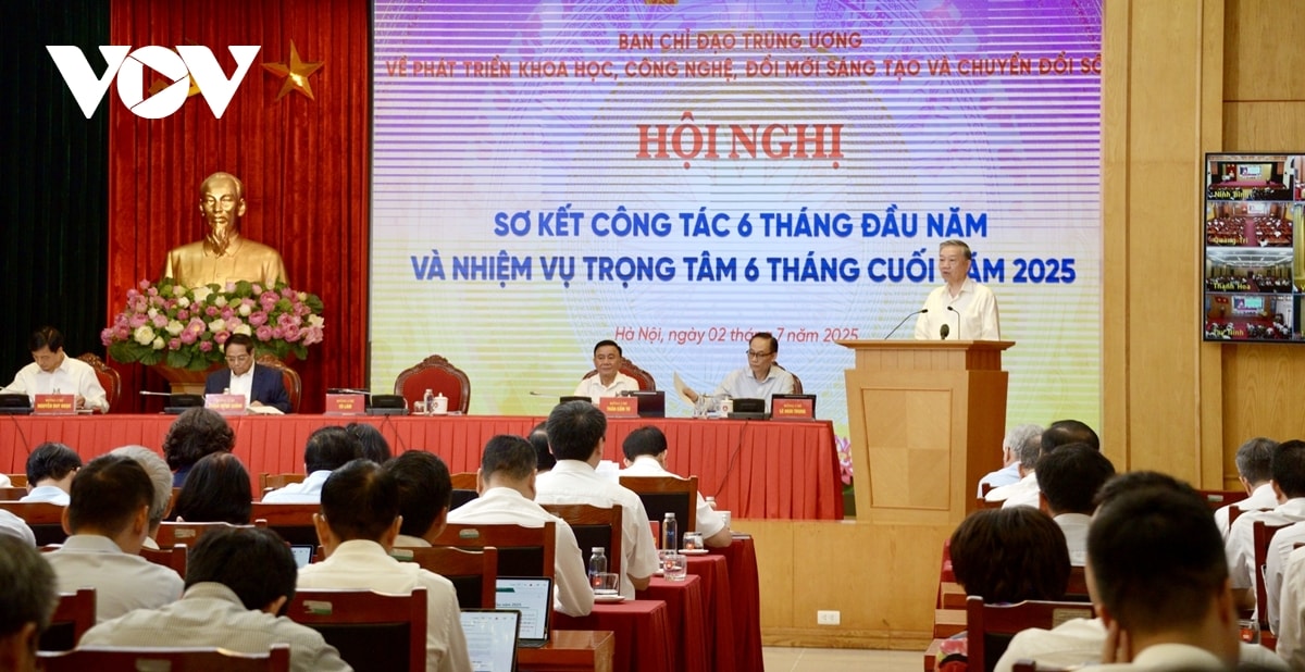 tong bi thu to lam chu tri hoi nghi so ket ve thuc hien nghi quyet 57-nq tw hinh anh 1