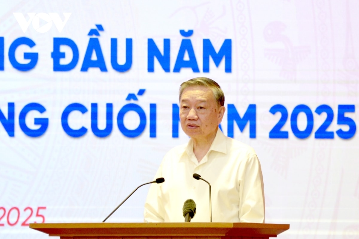 tong bi thu to lam chu tri hoi nghi so ket ve thuc hien nghi quyet 57-nq tw hinh anh 3