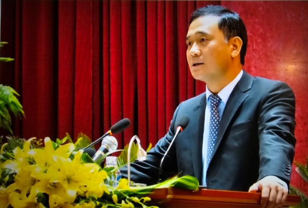 Ông Ngô Ngọc Đức trước khi bị khởi tố. (Ảnh: Báo Hòa Bình)