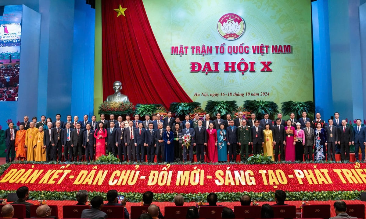 Đoàn Chủ tịch Ủy ban Trung ương MTTQ Việt Nam khóa X nhiệm kỳ 2024-2029.