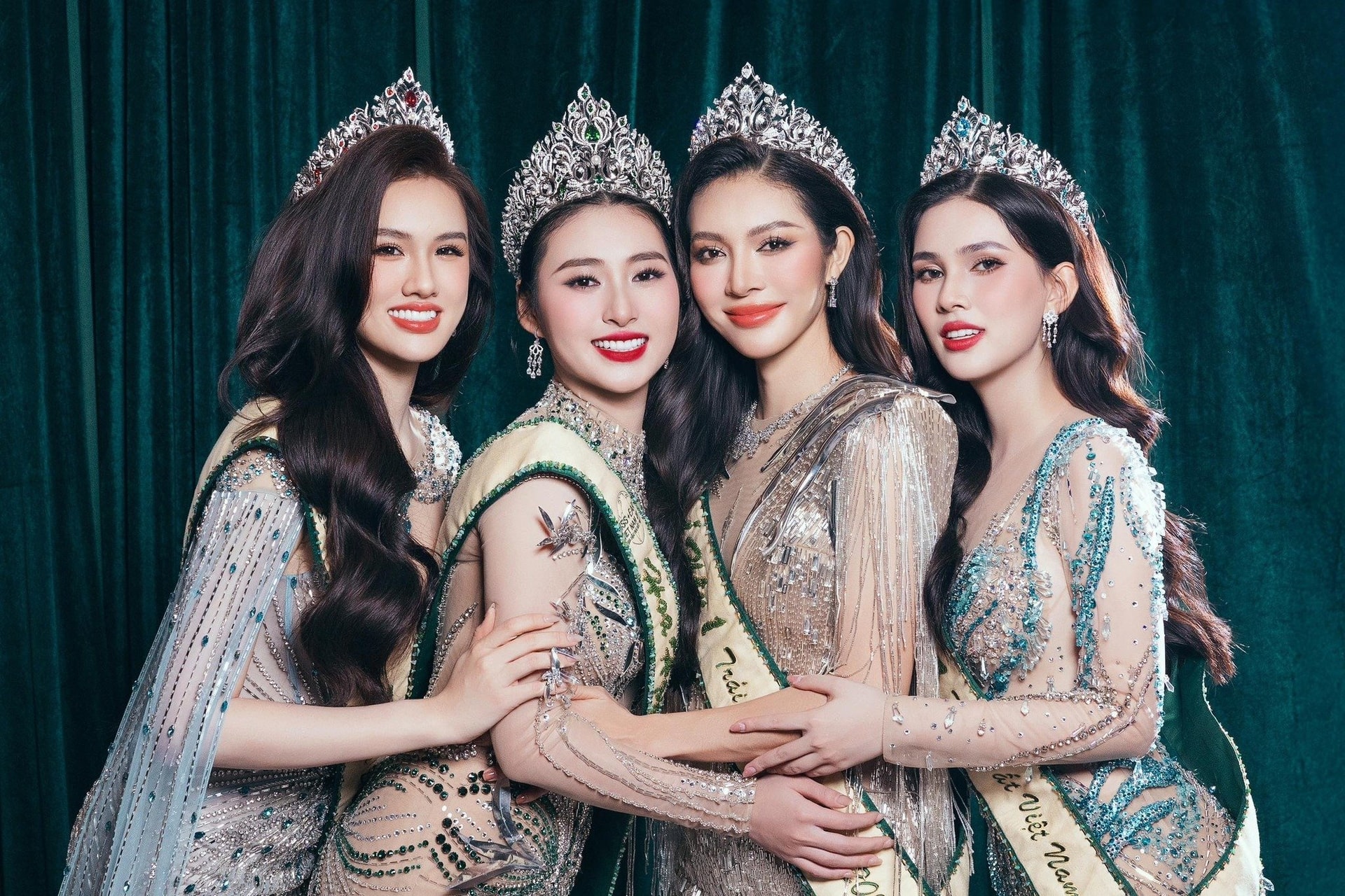 Top 4 Hoa hậu Trái đất Việt Nam 2025.