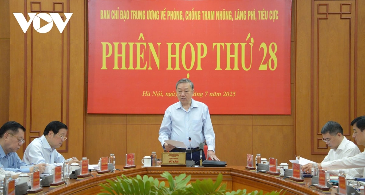 tổng bí thư tô lâm chủ trì họp ban chỉ đạo về phòng chống tham nhũng hình ảnh 1 tong bi thu to lam chu tri hop ban chi dao ve phong chong tham nhung hinh anh 1