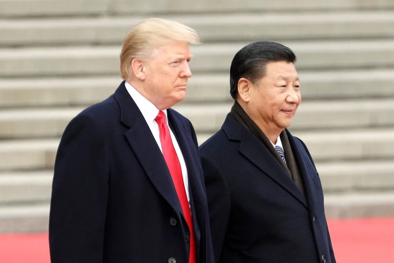 Tổng thống Mỹ Donald Trump và Chủ tịch Trung Quốc Tập Cận Bình.