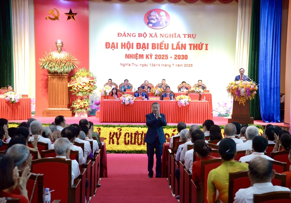 tong bi thu to lam du, chi dao Dai hoi Dang bo xa nghia tru, tinh hung yen hinh anh 3
