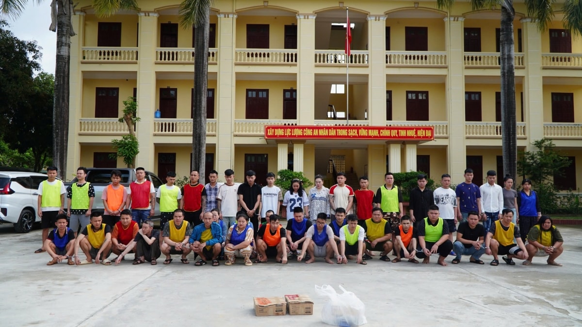 bắt giữ 74 đối tượng lừa đảo công nghệ cao xuyên biên giới ở tam giác vàng hình ảnh 1 bat giu 74 doi tuong lua dao cong nghe cao xuyen bien gioi o tam giac vang hinh anh 1