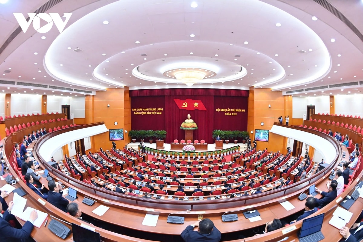 toan canh be mac hoi nghi lan thu 12 ban chap hanh trung uong Dang khoa xiii hinh anh 5