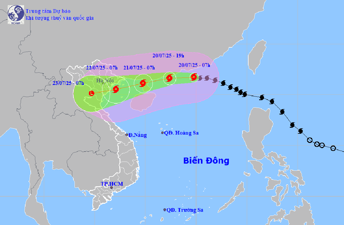 bao so 3 giat cap 14, cach quang ninh-hai phong khoang 705km hinh anh 1