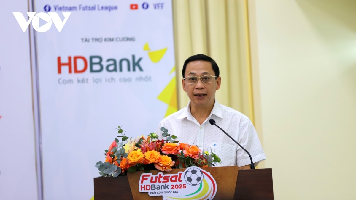 khởi động giải futsal hdbank cúp quốc gia 2025 hình ảnh 1 khoi dong giai futsal hdbank cup quoc gia 2025 hinh anh 1