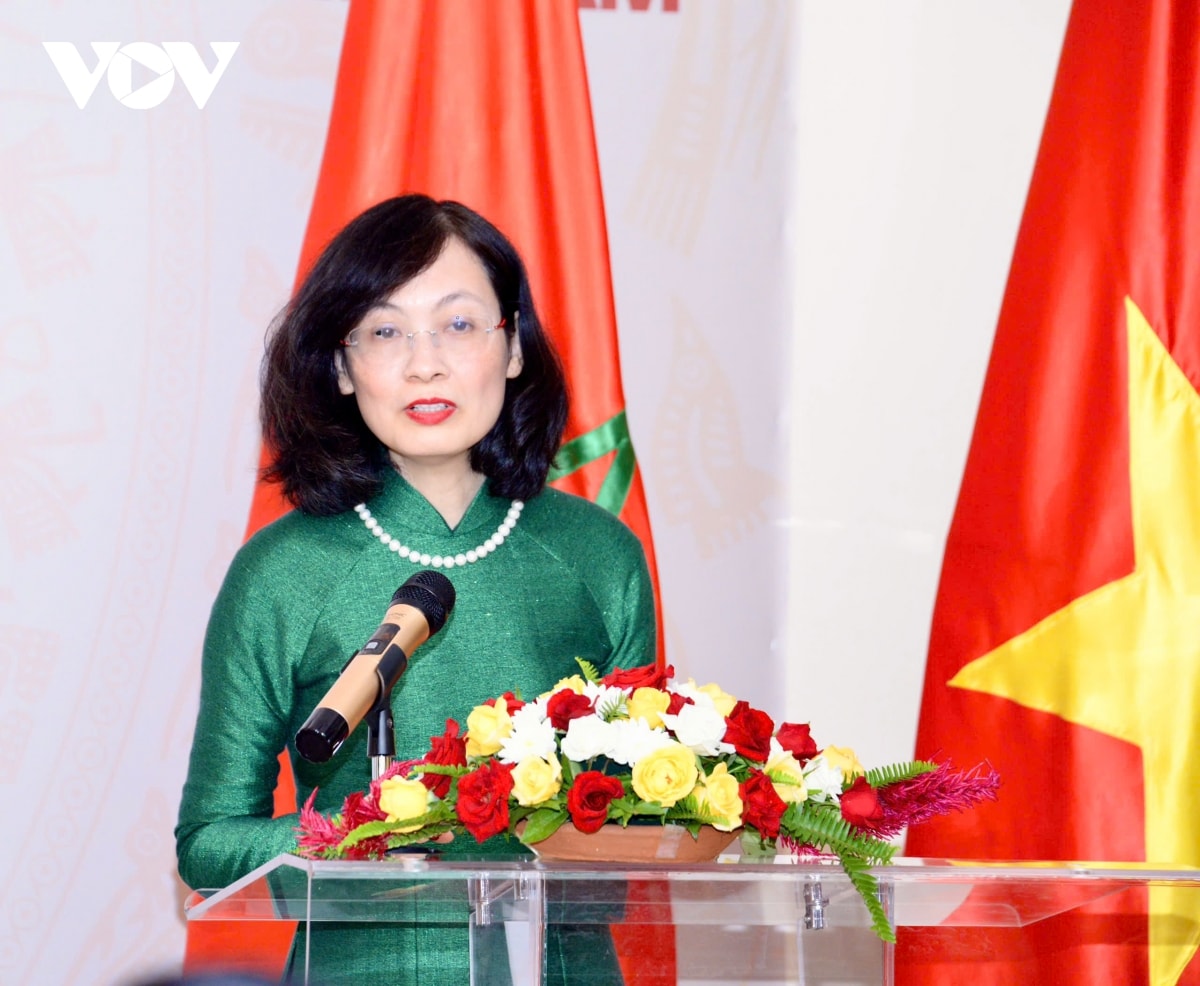 chủ tịch quốc hội gặp Đại sứ quán và cộng đồng người việt tại morocco hình ảnh 5 chu tich quoc hoi gap Dai su quan va cong dong nguoi viet tai morocco hinh anh 5