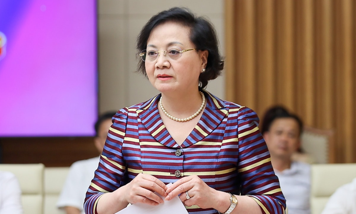 Bộ trưởng Nội vụ Phạm Thị Thanh Trà. (Ảnh: VGP)