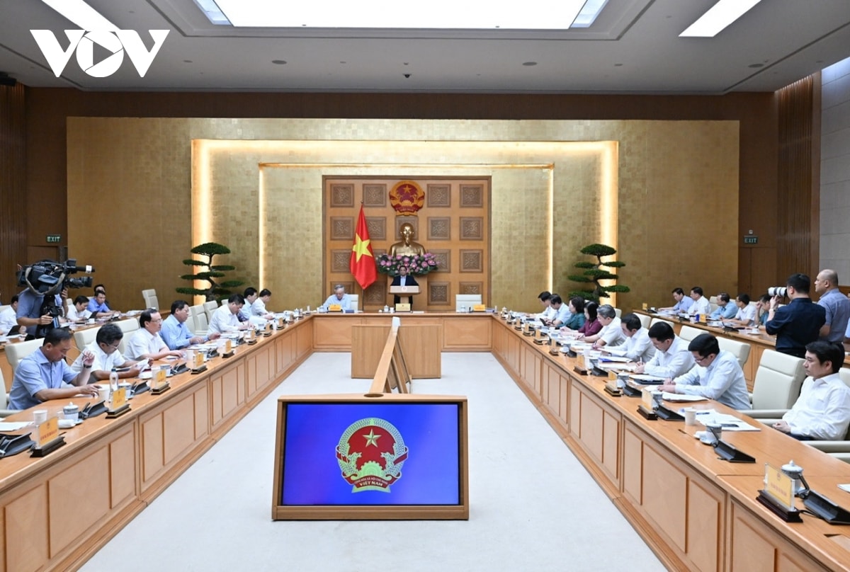 thủ tướng chủ trì cuộc họp sơ kết 1 tháng vận hành chính quyền địa phương 2 cấp hình ảnh 1 thu tuong chu tri cuoc hop so ket 1 thang van hanh chinh quyen dia phuong 2 cap hinh anh 1