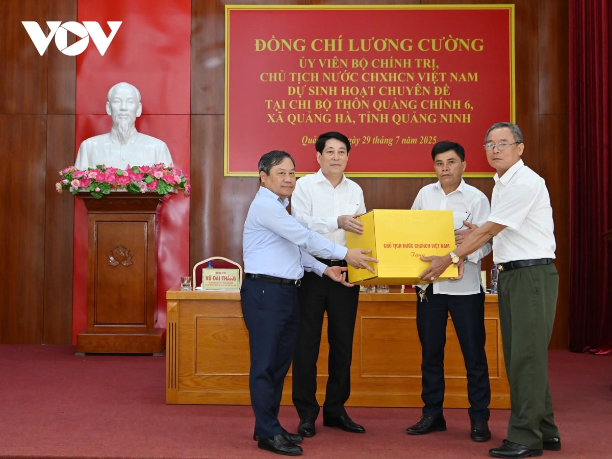 chủ tịch nước lương cường dự sinh hoạt chi bộ thôn ở quảng ninh hình ảnh 4 chu tich nuoc luong cuong du sinh hoat chi bo thon o quang ninh hinh anh 4