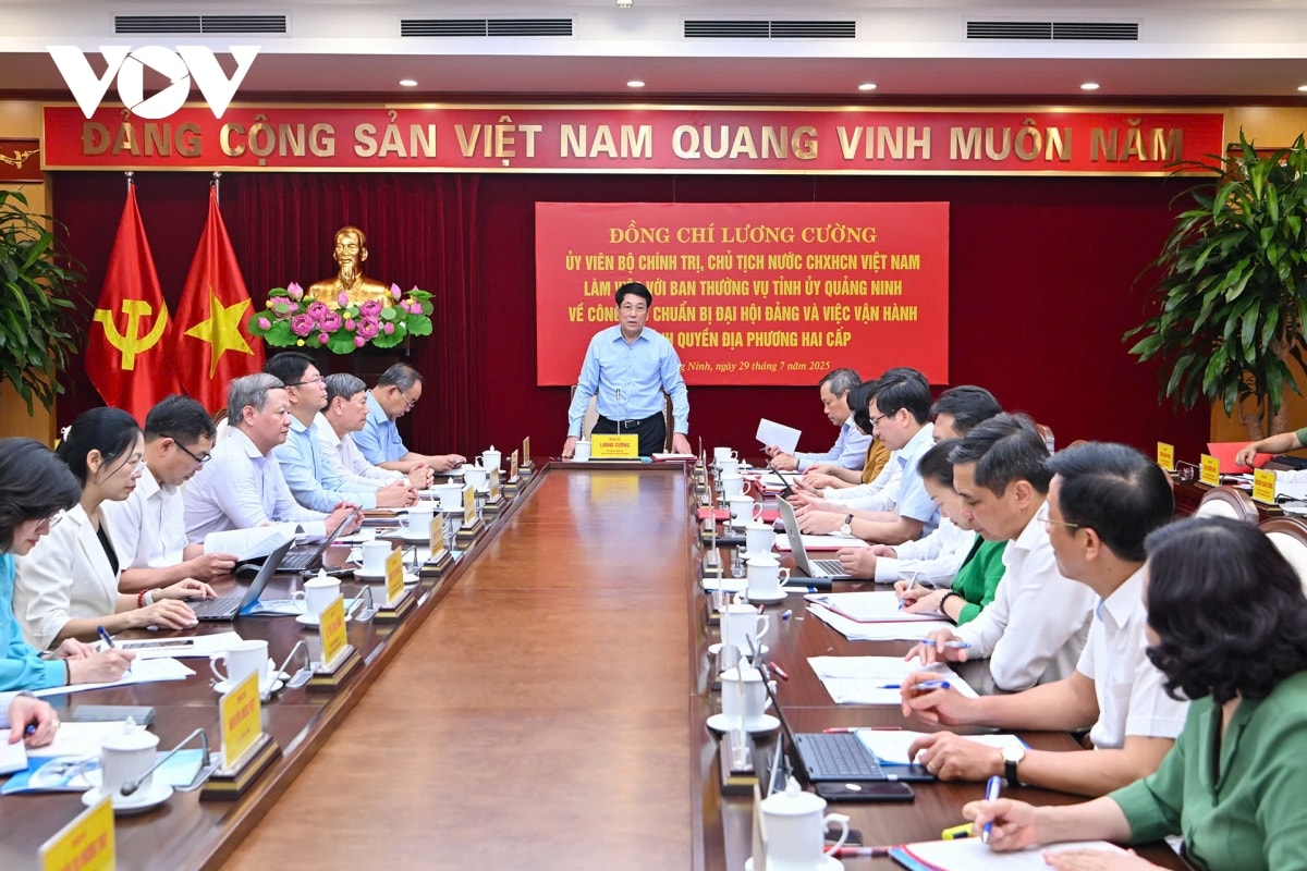 chủ tịch nước làm việc với tỉnh quảng ninh về vận hành chính quyền địa phương 2 cấp hình ảnh 1 chu tich nuoc lam viec voi tinh quang ninh ve van hanh chinh quyen dia phuong 2 cap hinh anh 1