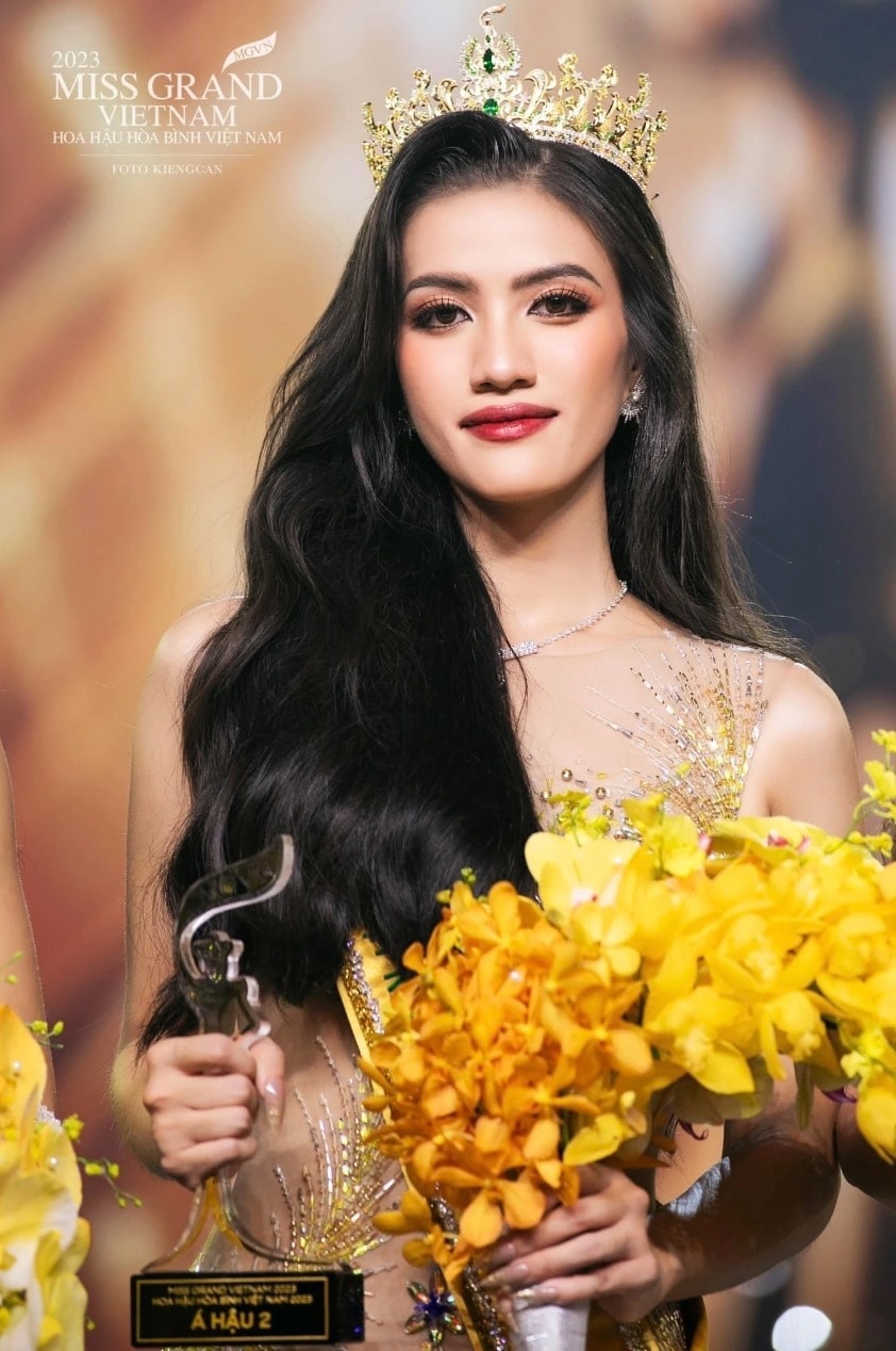 Trương Quý Minh Nhàn là Á hậu 2 Miss Grand Vietnam 2023.