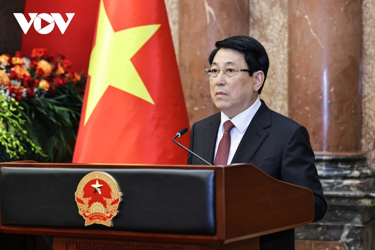 chủ tịch nước lương cường trao quyết định thăng quân hàm thượng tướng hình ảnh 3 chu tich nuoc luong cuong trao quyet dinh thang quan ham thuong tuong hinh anh 3