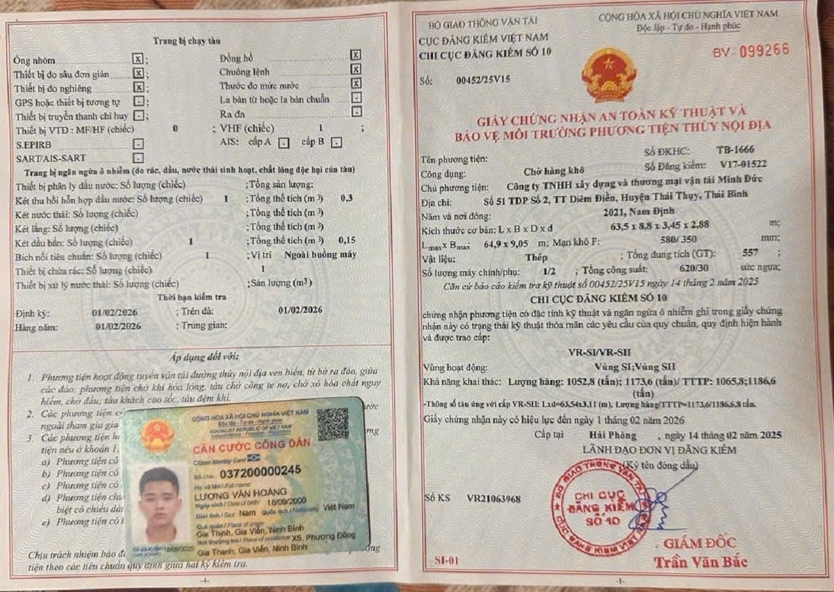 phát hiện thuyền trưởng dùng bằng giả để điều khiển phương tiện thủy hình ảnh 4 phat hien thuyen truong dung bang gia de dieu khien phuong tien thuy hinh anh 4