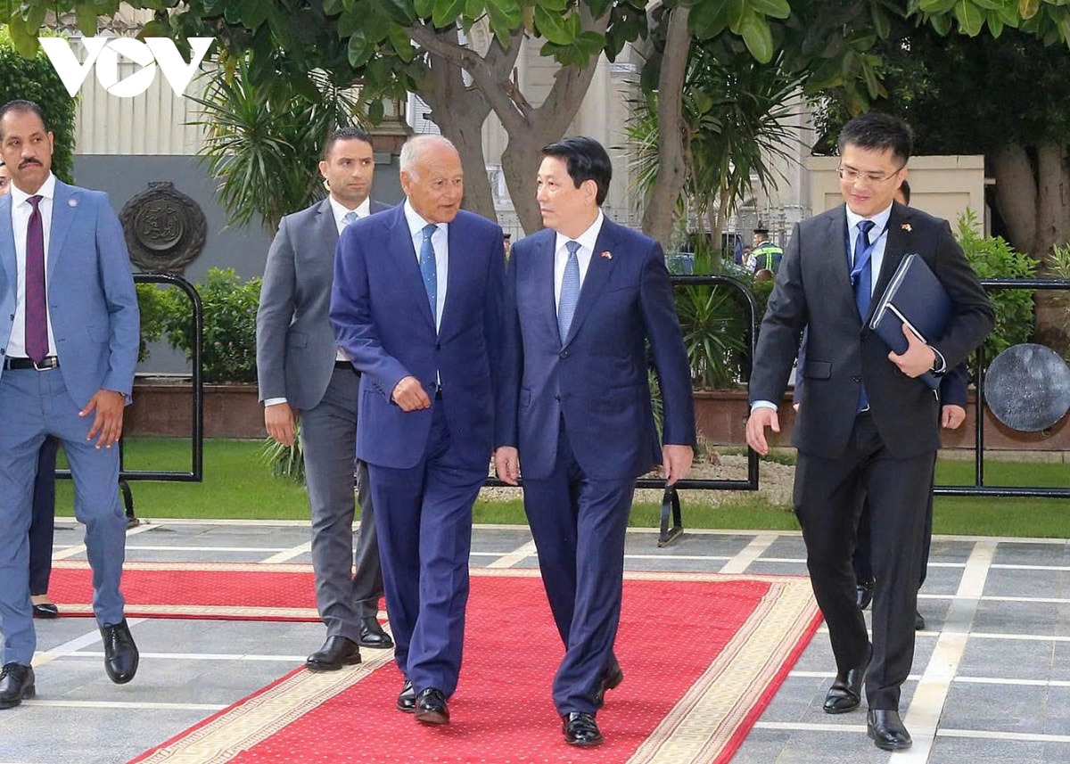 chu tich nuoc luong cuong gap tong thu ky lien doan arab ahmed aboul gheit hinh anh 2