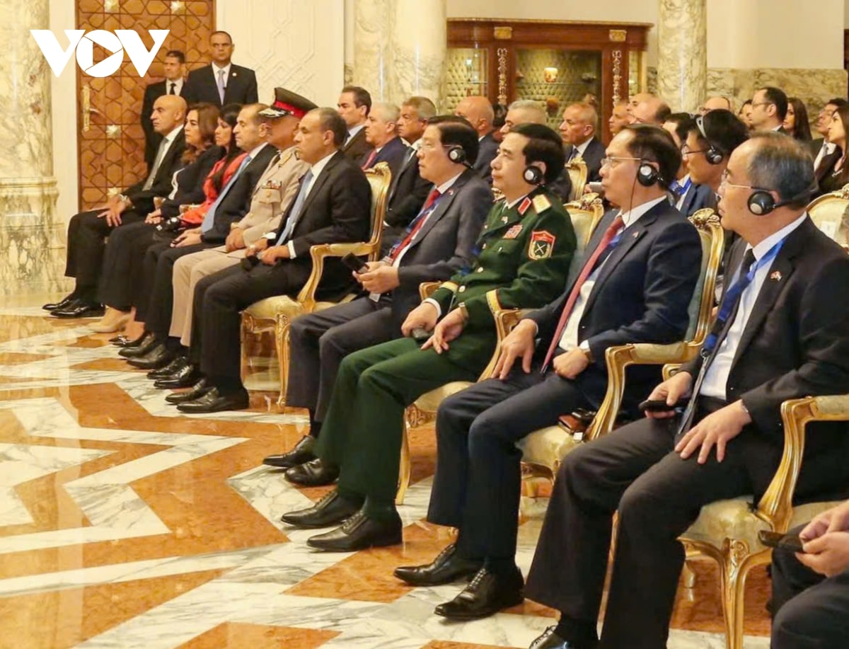 chủ tịch nước lương cường và tổng thống abdel fattah al-sisi gặp gỡ báo chí hình ảnh 3 chu tich nuoc luong cuong va tong thong abdel fattah al-sisi gap go bao chi hinh anh 3
