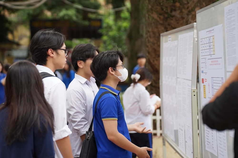 Thí sinh dự thi tốt nghiệp THPT.