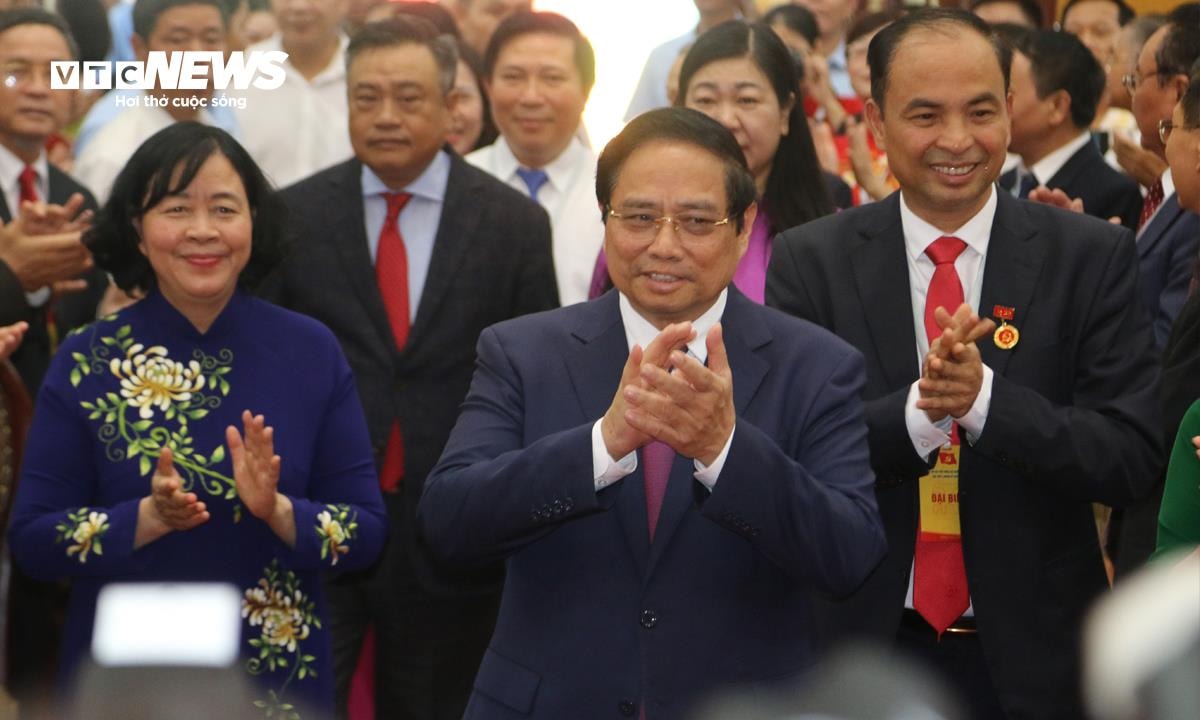 Thủ tướng Phạm Minh Chính đến dự Đại hội đại biểu Đảng bộ phường Tây Hồ lần thứ nhất, nhiệm kỳ 2025-2030.