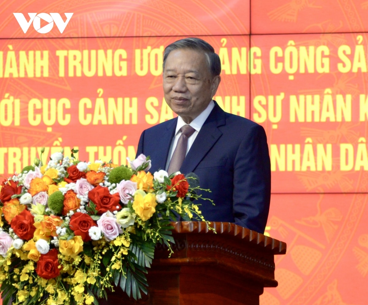 tong bi thu xay dung canh sat hinh su vung chinh tri, sac nghiep vu hinh anh 1