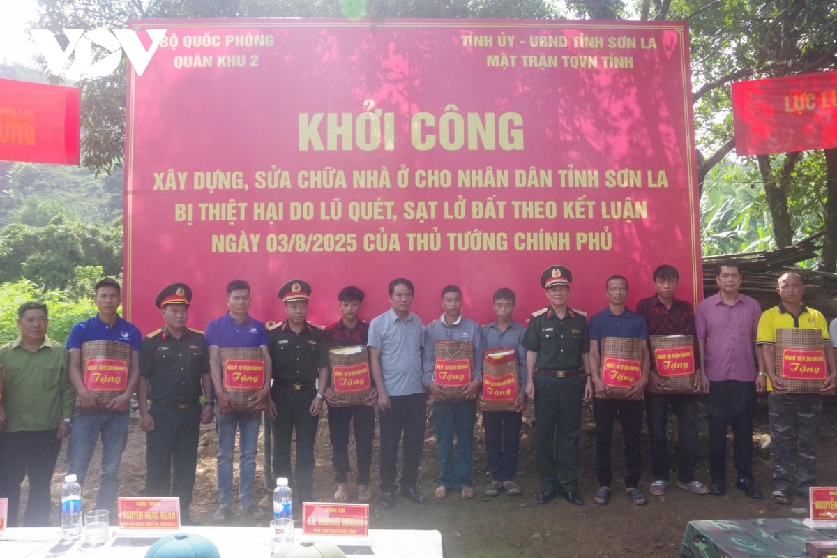 khởi công xây dựng, sửa chữa nhà ở cho người dân vùng lũ sơn la hình ảnh 2 khoi cong xay dung, sua chua nha o cho nguoi dan vung lu son la hinh anh 2