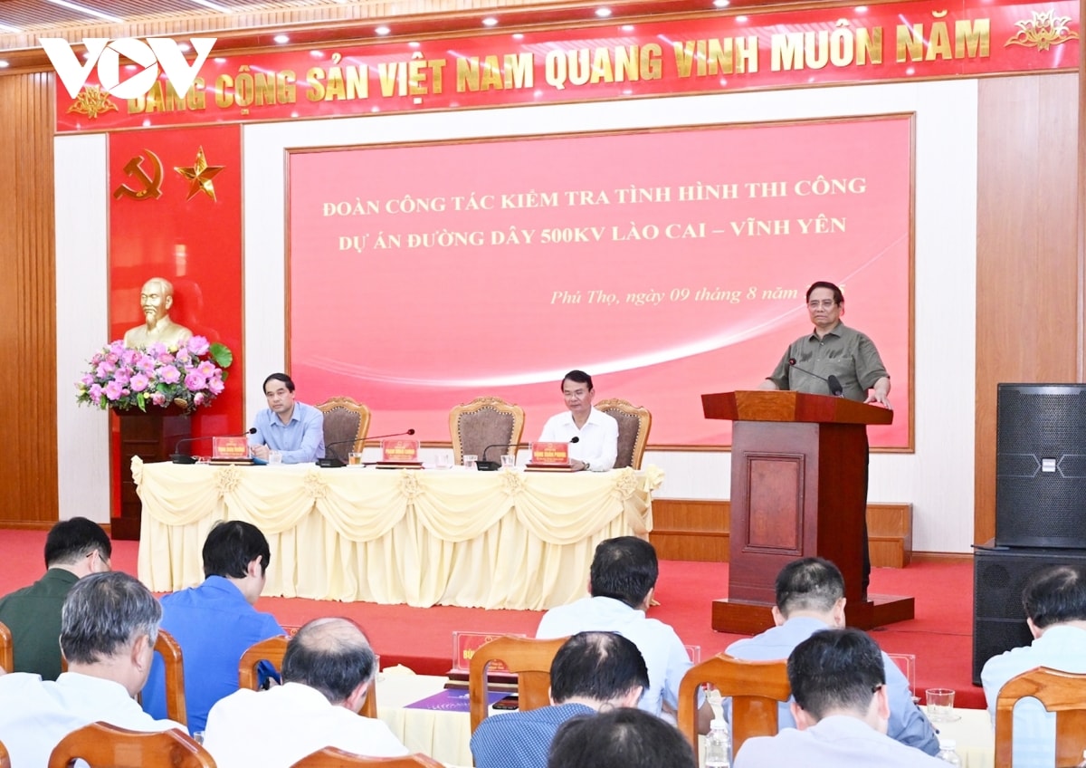 thủ tướng ngày 19 8 phải hoàn thành dự án Đường dây 500kv lào cai - vĩnh yên hình ảnh 4 thu tuong ngay 19 8 phai hoan thanh du an Duong day 500kv lao cai - vinh yen hinh anh 4