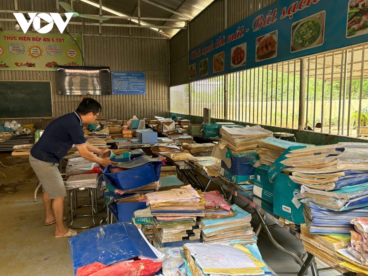 vùng lũ Điện biên khôi phục trường lớp đón năm học mới hình ảnh 3 vung lu Dien bien khoi phuc truong lop don nam hoc moi hinh anh 3