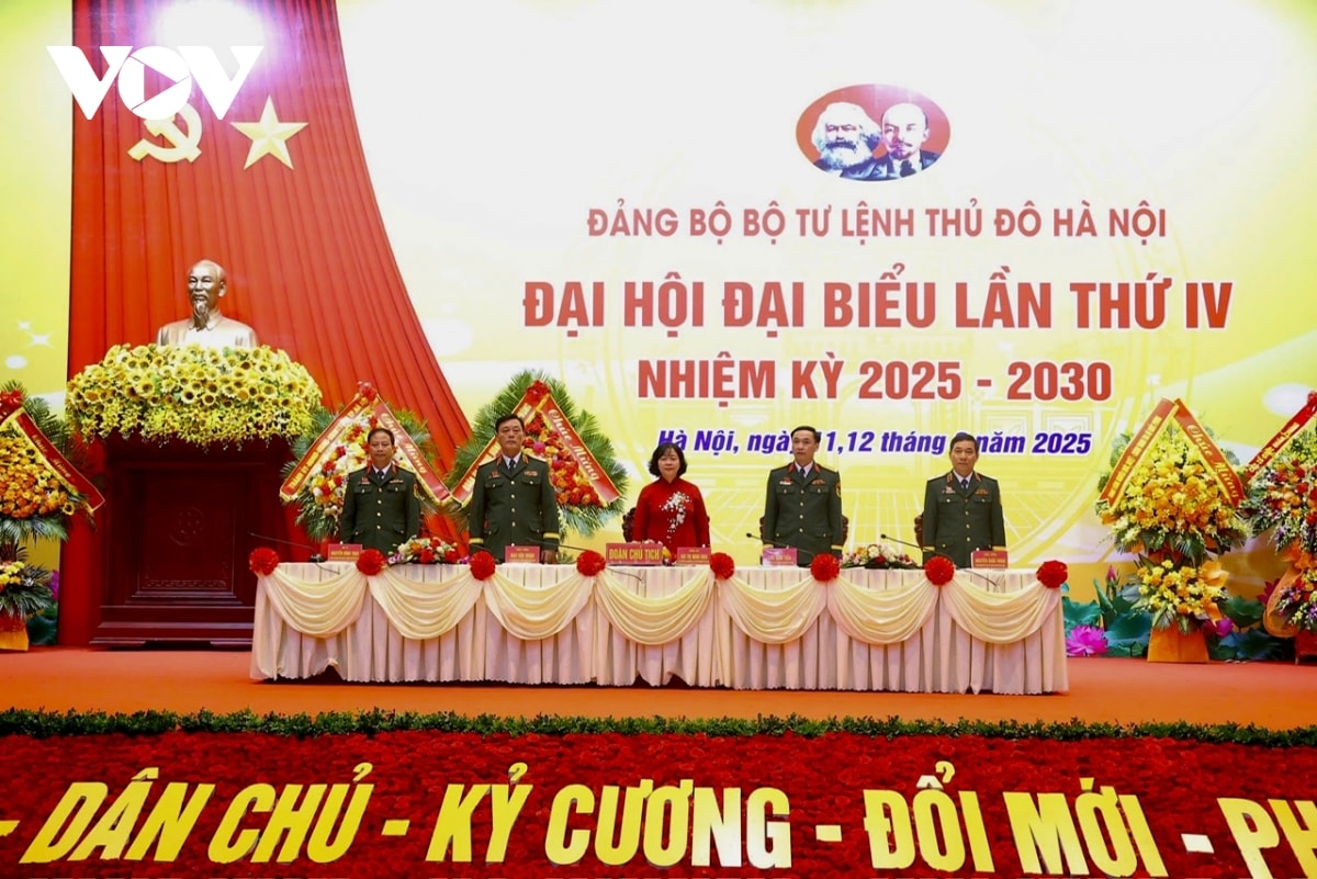 Đại hội Đảng bộ bộ tư lệnh thủ đô hà nội hình ảnh 1 Dai hoi Dang bo bo tu lenh thu do ha noi hinh anh 1