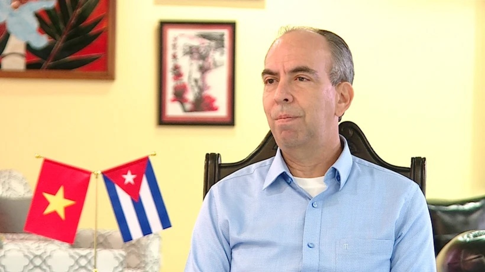 Đại sứ Cuba tại Việt Nam Rogelio Polanco Fuentes (Ảnh: Thông tấn xã Việt Nam)